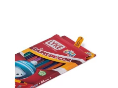 LAPIS DE COR COM 12 CORES SEXTAVADO RESINA LYKE - Papelaria Visão