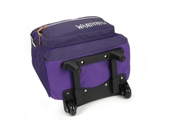 Imagem do MOCHILA ESCOLAR DE CARRINHO WANDINHA GRAVATA ROXO