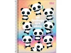 CADERNO DE 10 MATERIAS LOVELY FRIEND 160FLS CAPAS SORTIDAS - Papelaria Visão