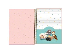 Imagem do CADERNO DE 10 MATERIAS FEMININA PURRFEC CAT 160FLS C SORTIDAS