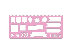 RÉGUA STENCIL FUN BLISTER COM 4 UNIDADE - loja online