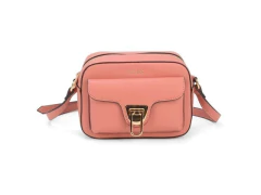 BOLSA FEMININA PESSEGO COM ALCA