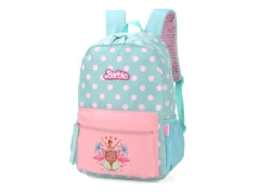 MOCHILA ESCOLAR DE COSTA BARBIE LAND VERDE R ROSA - comprar online