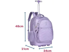 MOCHILA DE CARRINHO REBECCA BONBON METALZ RB24052 COR SORTIDAS na internet
