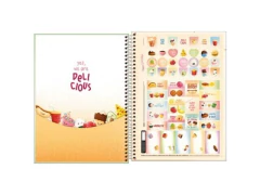 CADERNO DE 01 MATERIA CD 80FLS TASTE - loja online