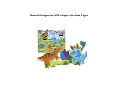 QUEBRA CABECA 3D DINO 2 EM 1 AVENTURA 28 PCS - Papelaria Visão