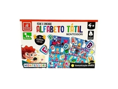 BRINCADEIRA DE CRIANCA EDUC ACHE E ENCAIXE ALFAB TATIL MONTES - comprar online