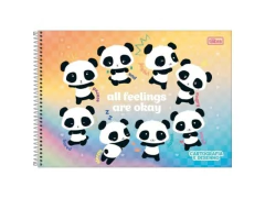 CADERNO DE DESENHO LOVELY FRIEND 80FLS - comprar online