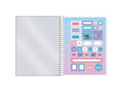CADERNO COLEGIAL DE 10 MATERIAS 160FLS STITCH CP SORTIDOS - loja online