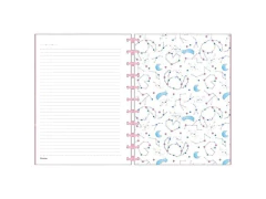 CADERNO COM DISCO 160FLS 10 MATERIAS STITCH CAPA SORTIDA - loja online