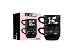 CANECA EMPILHADA DUPLA CULTIVAR A GRATIDAO 210ML