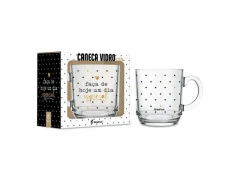 CANECA VIDRO ELEGANCE DIA ESPECIAL