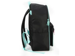 Imagem do MOCHILA ESCOLAR DE COSTAS BARBIE PRETO E VERDE