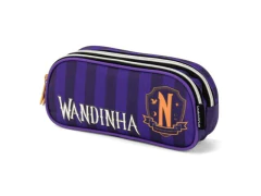 ESTOJO DUPLO ZIPER WANDINHA ROXO na internet