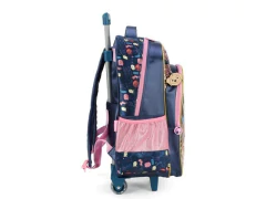 MOCHILA ESCOLAR DE CARRINHO AZUL BARBIE VETERINARIA - comprar online