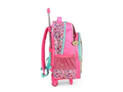 MOCHILA ESCOLAR DE CARRINHO PINK BARBIE VETERINARIA - comprar online