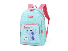 MOCHILA DE COSTAS ESCOLAR INFANTIL STITCH AZUL TURQUESA na internet