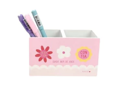 PORTA LAPIS DUPLO SEJA FLOR CONFIA - comprar online