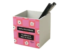 PORTA LAPIS QUE A FELICIDADE TE ABRACE - comprar online