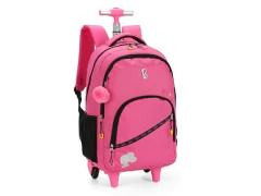 MOCHILA ESCOLAR DE CARRINHO BARBIE PINK - comprar online