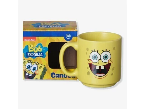 CANECA MINI TINA 100ML BOB ESPONJA
