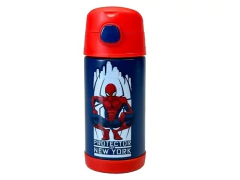 GARRAFA CLICK COM CANUDO 300ML SPIDER MAN - comprar online