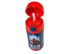 GARRAFA CLICK COM CANUDO 300ML SPIDER MAN - Papelaria Visão