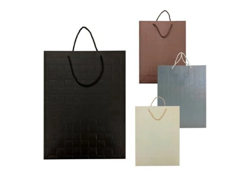 SACOLA PAPEL PARA PRESENTE 30X42X12CM TEXTURIZADA CHANGE A UNID