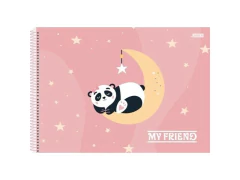 CADERNO DE DESENHO CD ESPIRAL 60F MY FRIEND - comprar online
