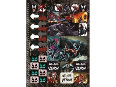 CADERNO DE 10 MATERIAS CD B/A 160FLS VENOM - loja online