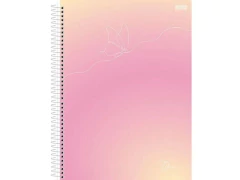 CADERNO DE 10 MATERIAS CD 160F CLEAN 10216 - Papelaria Visão