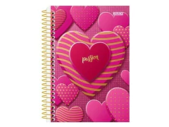 CADERNO DE 01 MATERIA CD 80FLS PASSION