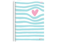 CADERNO DE 01 MATERIA CD AD 96F KBOM FEMININO SORTIDOS - comprar online