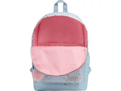 MOCHILA DE COSTA ACADEMIE CORACAO METALIZADO AZUL - Papelaria Visão