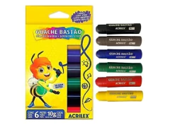 GUACHE BASTAO 6 CORES NEOM