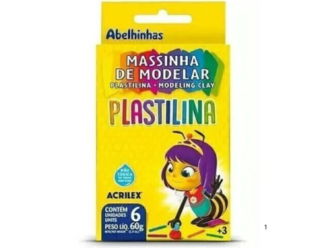 MASSA DE MODELAR 6 ROLOS