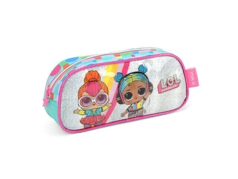 ESTOJO SIMPLES UM ZIPER LOL VERDE