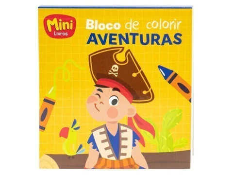 MINIBLOCO DE COLORIR A: AVENTURAS