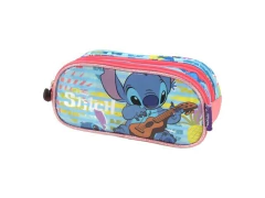 ESTOJO SIMPLES DOIS ZIPER SALMAO STITCH - comprar online