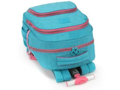 Imagem do MOCHILA ESCOLAR DE CARRINHO VERDE COM ROSA UP4YOU