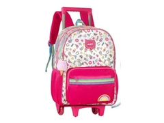 MOCHILA ESCOLAR DE CARRINHO INFANTIL FEMININO