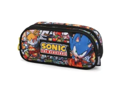 ESTOJO DUPLO ZIPER SONIC LARANJA na internet