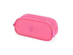 ESTOJO DUPLO ZIPER BARBIE PINK LISO na internet