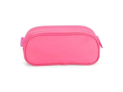 ESTOJO DUPLO ZIPER BARBIE PINK LISO - loja online