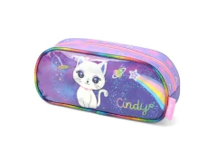 ESTOJO UM ZIPER SIMPLES CINDY ROXO - comprar online