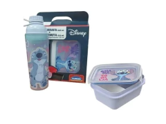 KIT GARRAFA+MARMITA PLASUTIL DISNEY STITCH