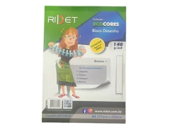 ECOCORES BLOCO DESENHO BRANCO A3 29,7X42CM 20 FLS