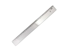 REGUA NEW LINE PRATA DE 30 CM - comprar online