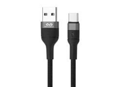 CABO TIPO C TRANCADO 1M PRETO VQ-D109