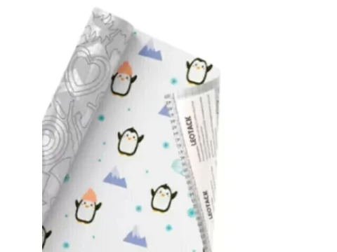 PLASTICO ADESIVO LEOTACK PINGUIM 45CM DE LARGURA VENDIDO METRO